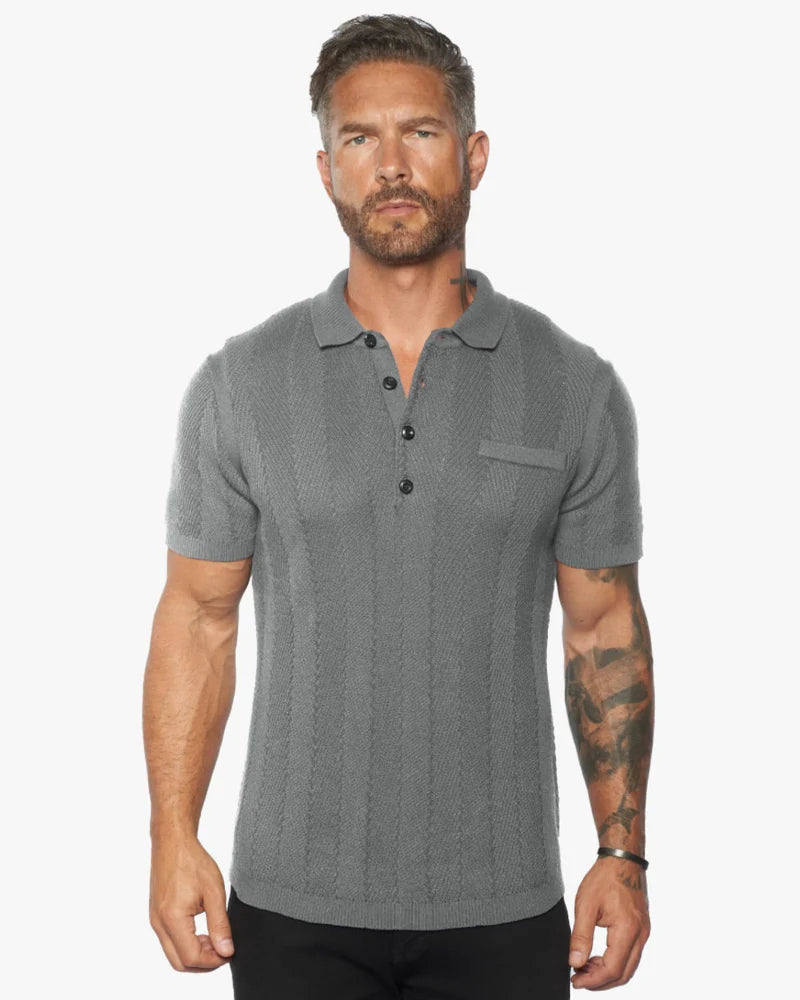 Alastair Slim Fit Knit Polo