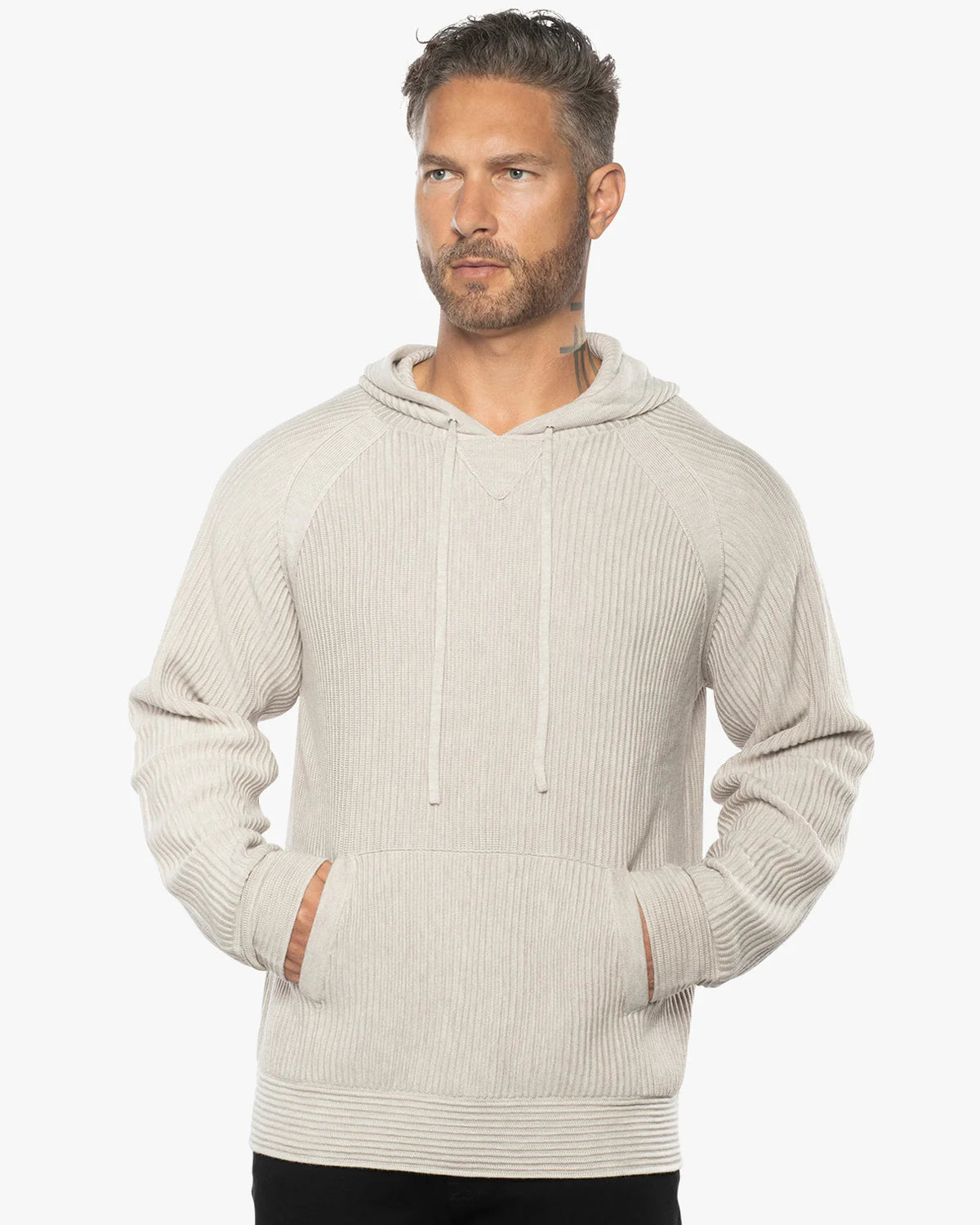 Dune Ottoman Knit Luxury Hoodie