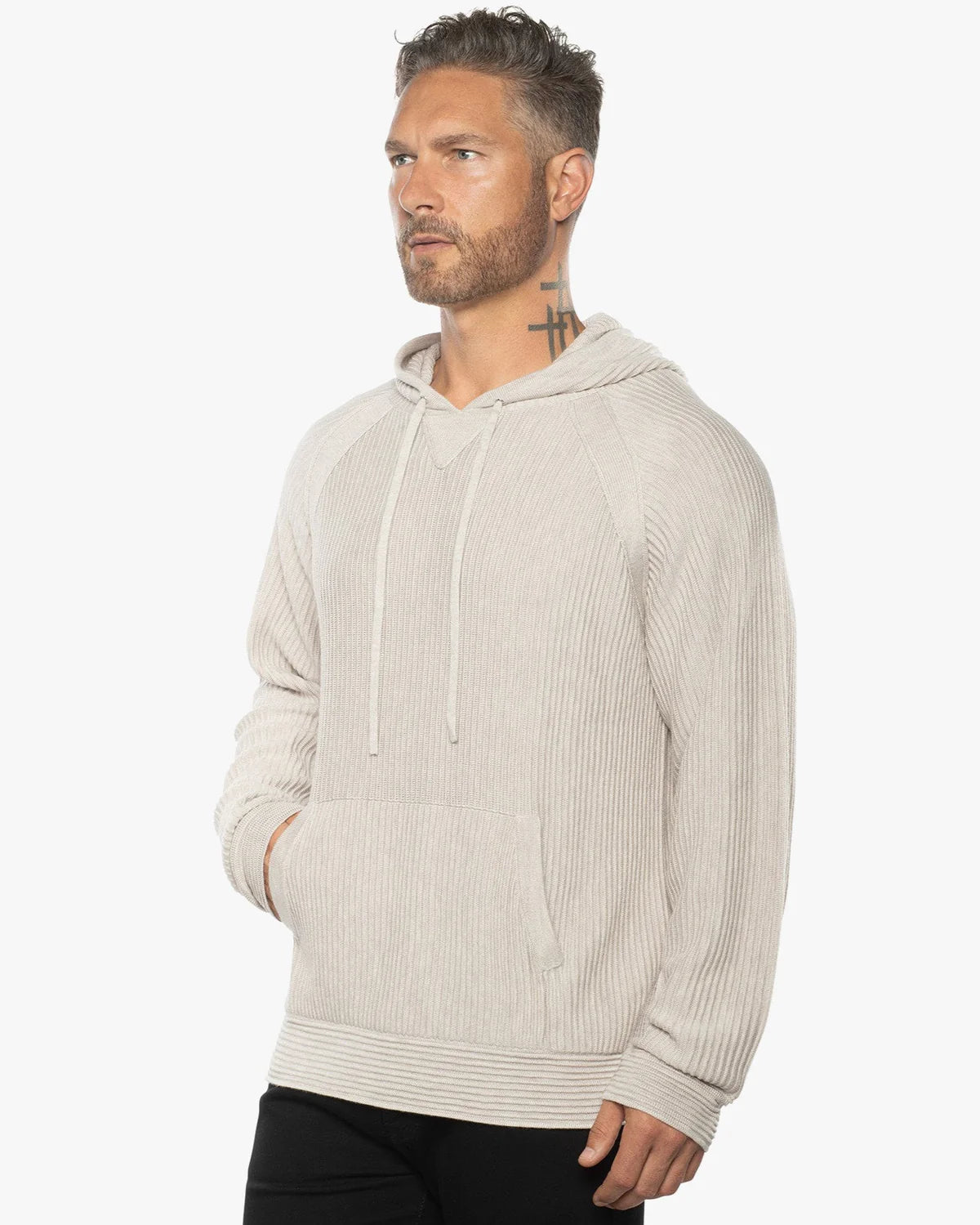 Dune Ottoman Knit Luxury Hoodie
