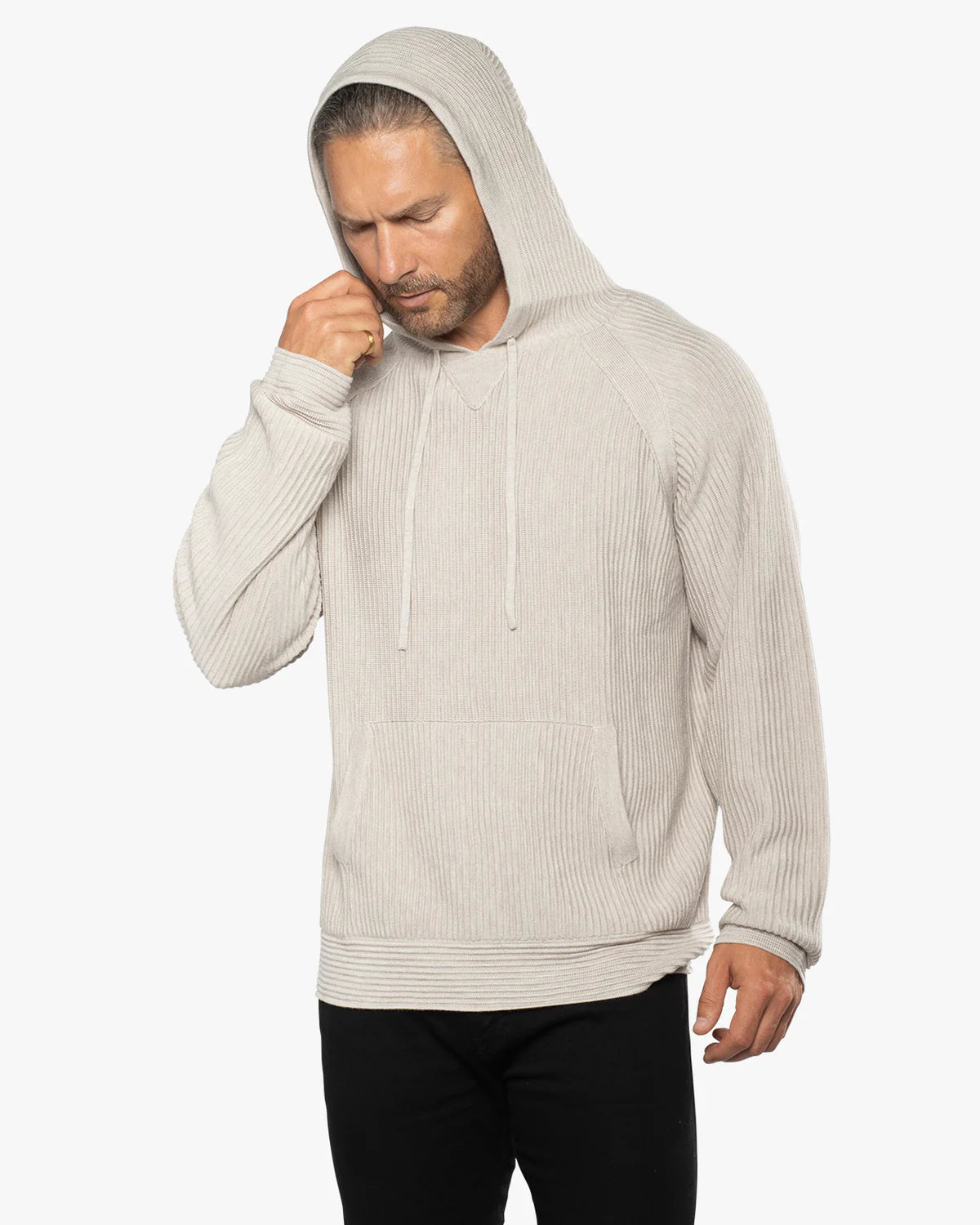 Dune Ottoman Knit Luxury Hoodie