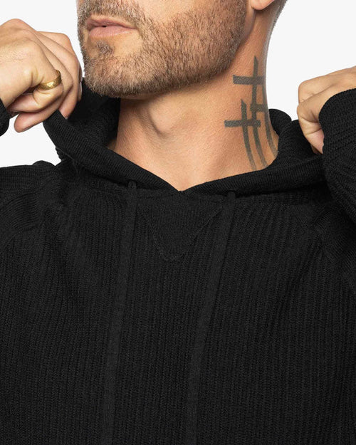 Dune Ottoman Knit Luxury Hoodie