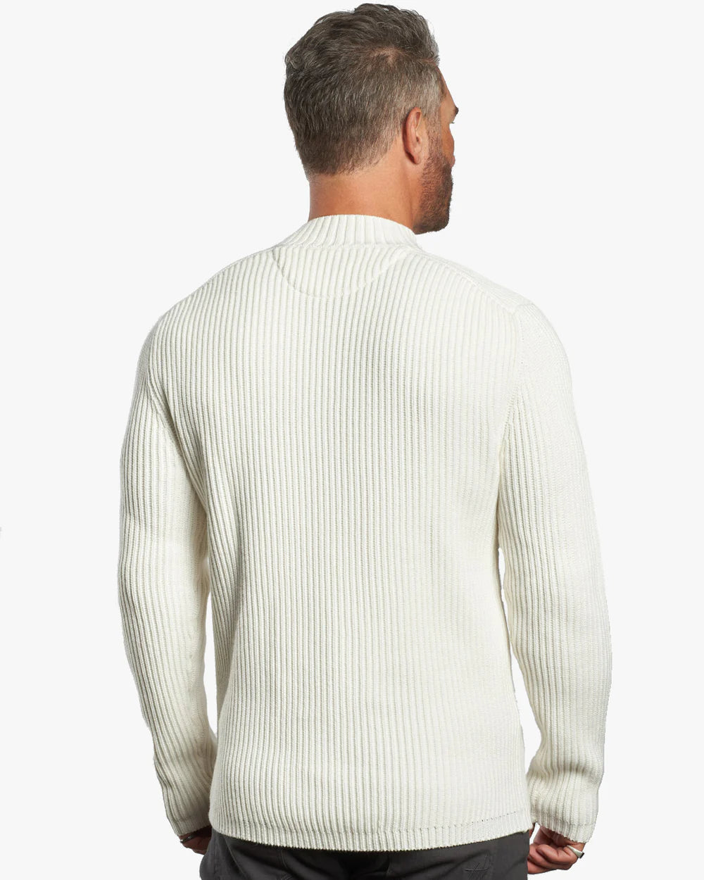 Sentry Half Zip Cashmere Wool Slim Fit Sweater