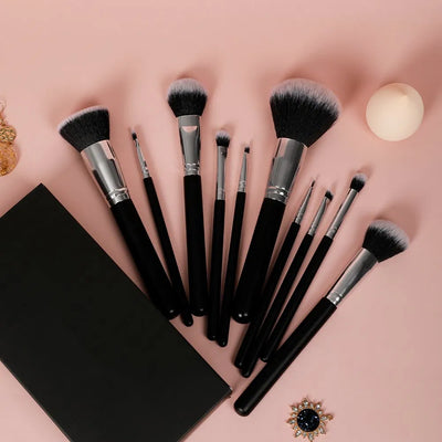 10-Piece Makeup Brush Set