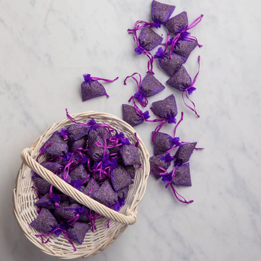 Set of 25 Lavender Organza Bag